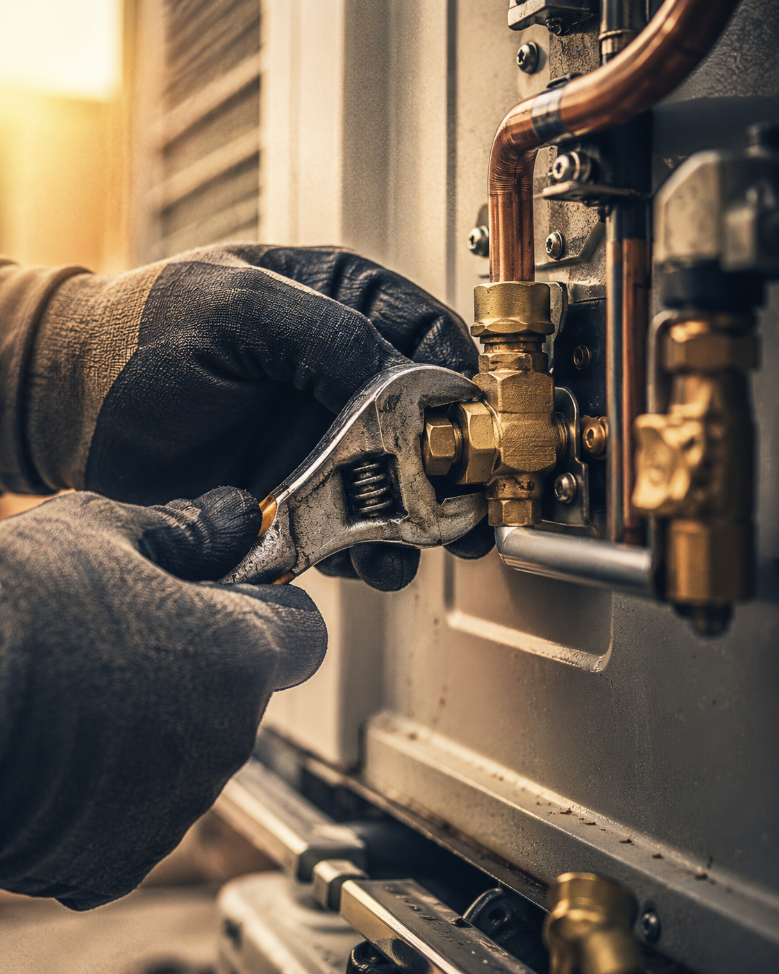 Home services — close detail of the craft, captured for content