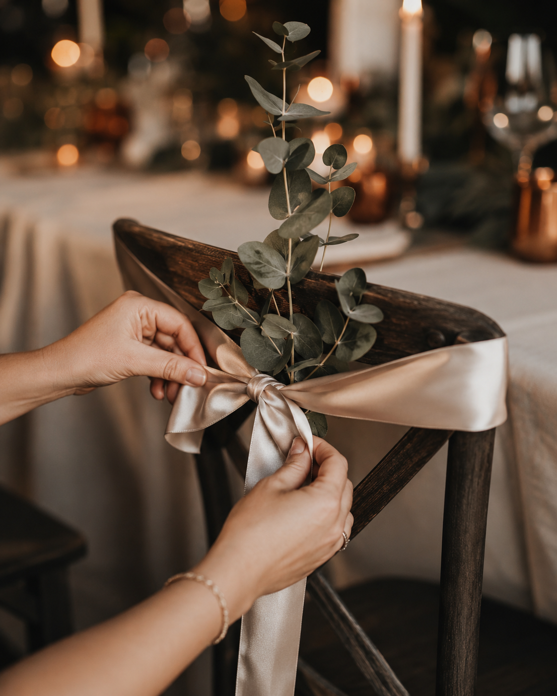Wedding pros — close detail of the craft, captured for content