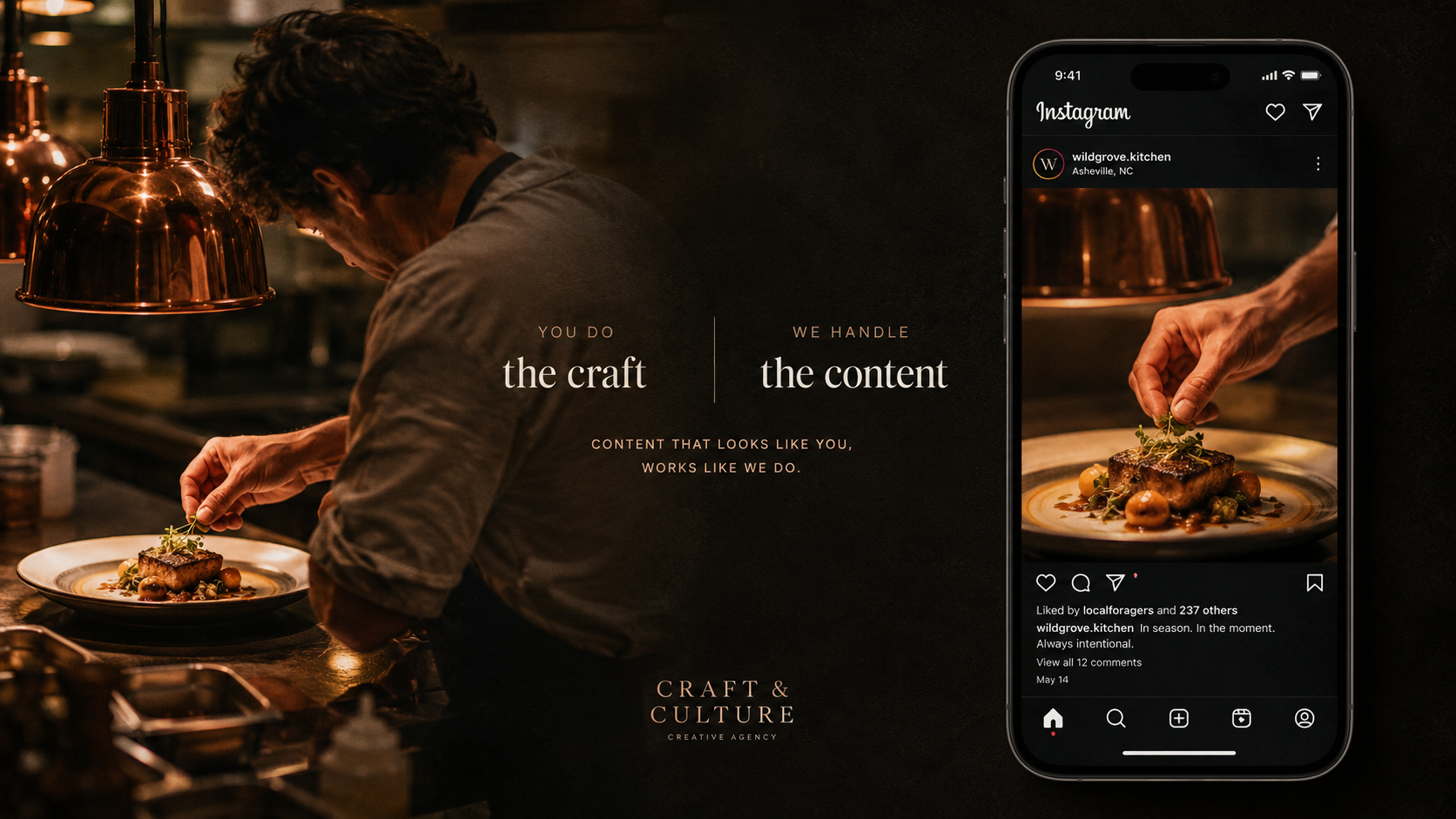 Nerds Creative — your business in motion alongside the finished social content we create from it