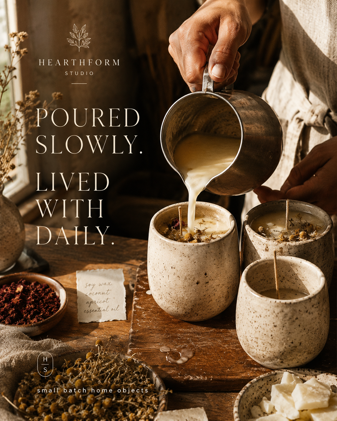Hearthform Studio — Carousel cover sample Instagram post by Nerds Creative
