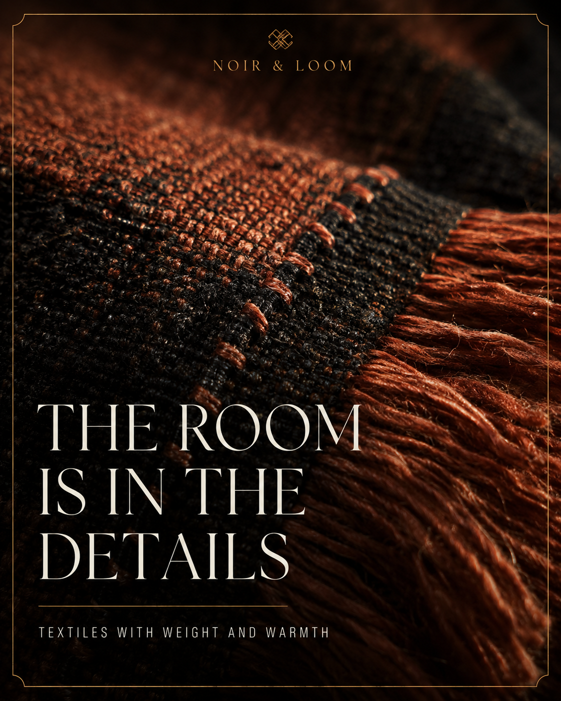 Noir & Loom — Carousel cover sample Instagram post by Nerds Creative
