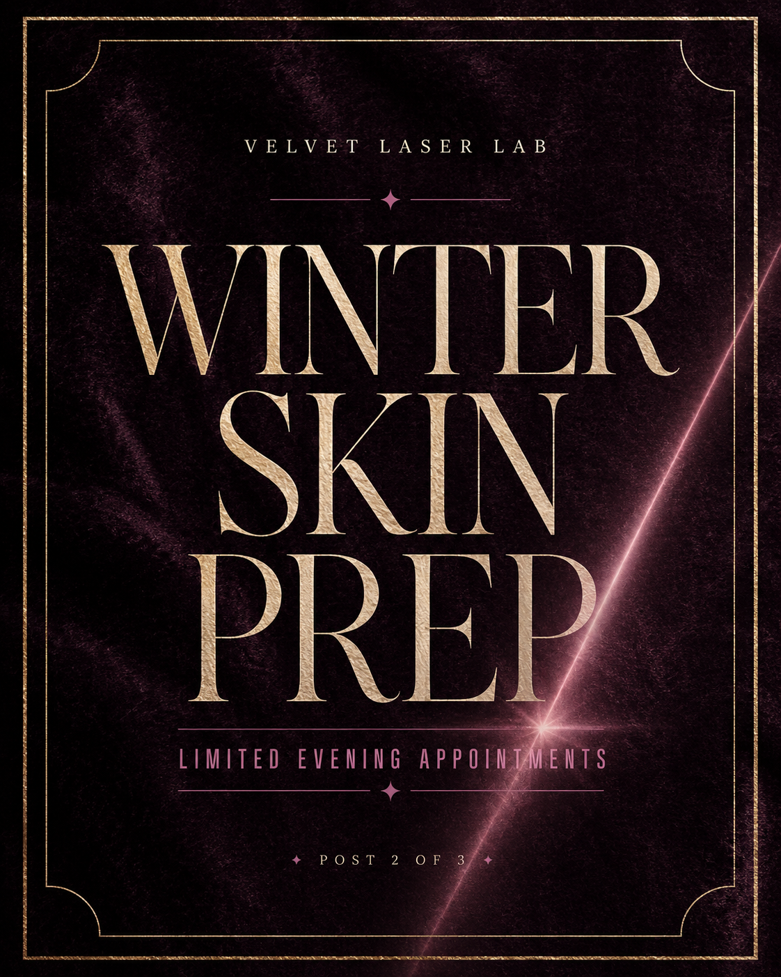 Velvet Laser Lab — Carousel cover sample Instagram post by Nerds Creative