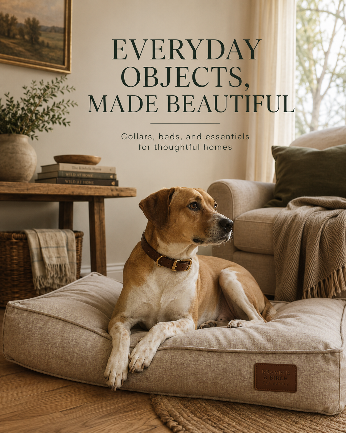 Bramble & Birch Pet Supply — Hero post sample Instagram post by Nerds Creative