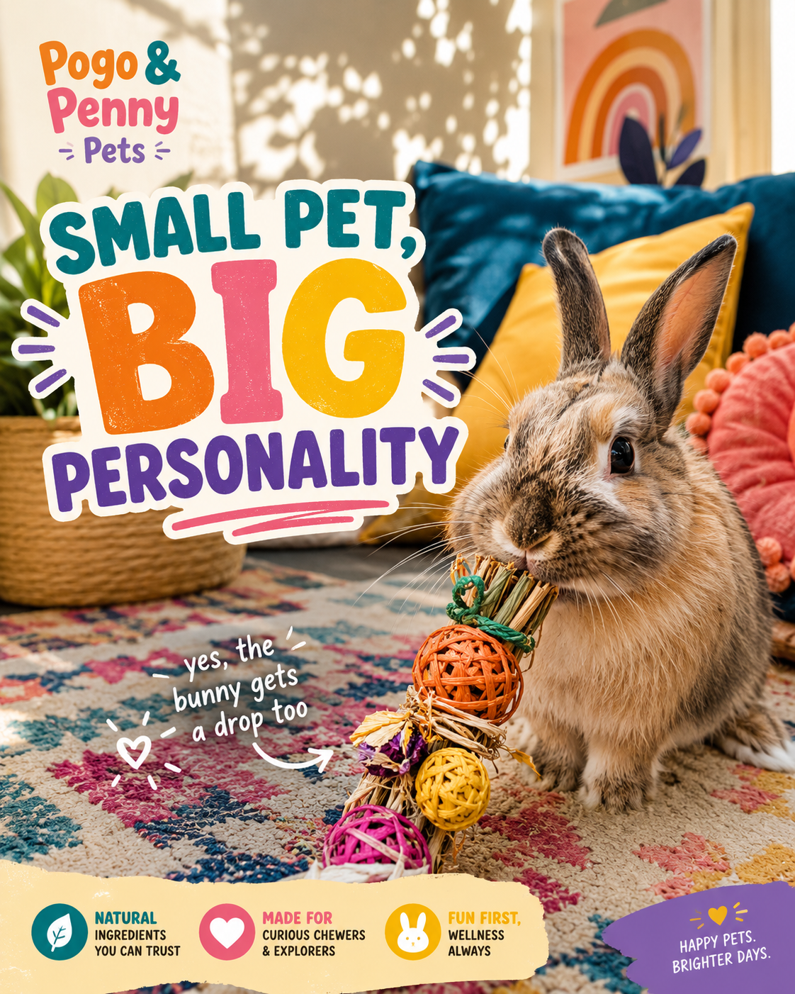 Pogo & Penny Pets — Carousel cover sample Instagram post by Nerds Creative