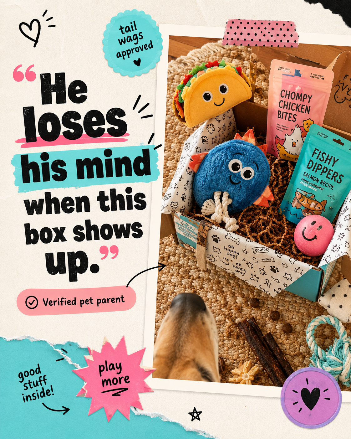 Pogo & Penny Pets — Story-of-the-piece sample Instagram post by Nerds Creative