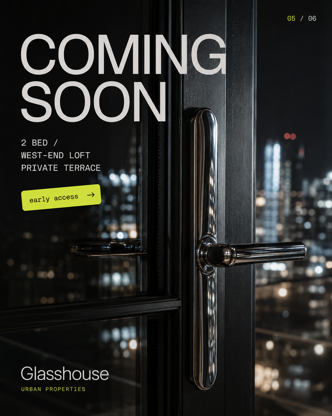 Glasshouse Urban Properties — Carousel cover sample Instagram post by Nerds Creative