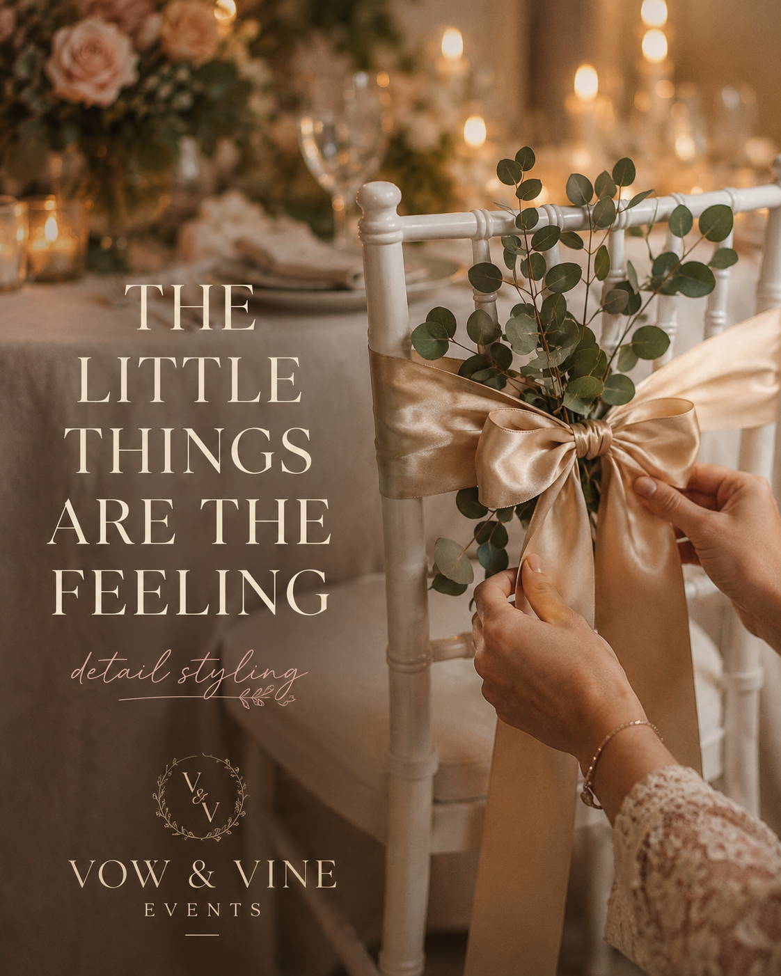 Vow & Vine Events — Carousel cover sample Instagram post by Nerds Creative